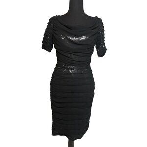 Tadashi Shoji Black Dress – Size 4 Petite